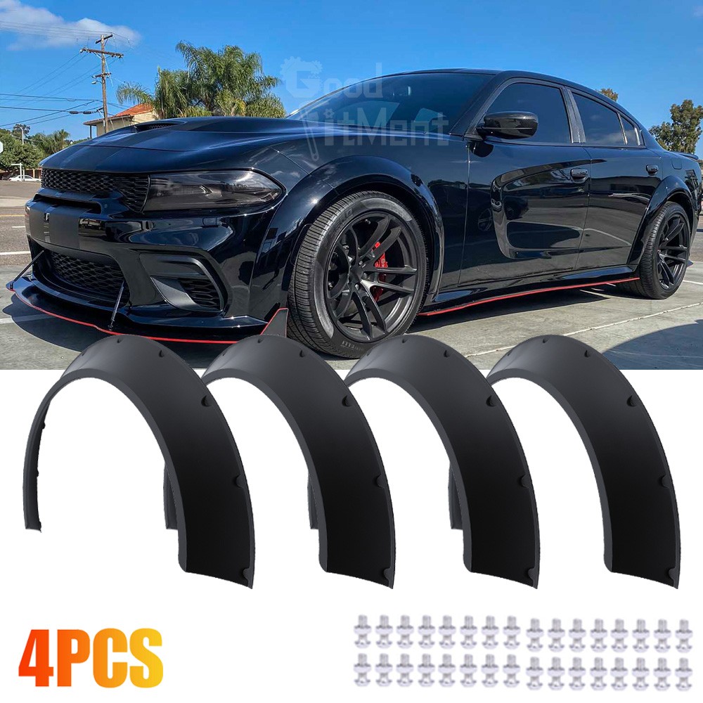 For Dodge Charge SRT SXT GT R/T Fender Flares Extra Wide Wheel Arches Widebody