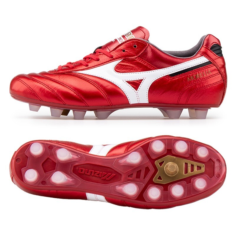 Mizuno Morelia II JP P1GA250160 Red Mens Football Soccer Cleats Shoes
