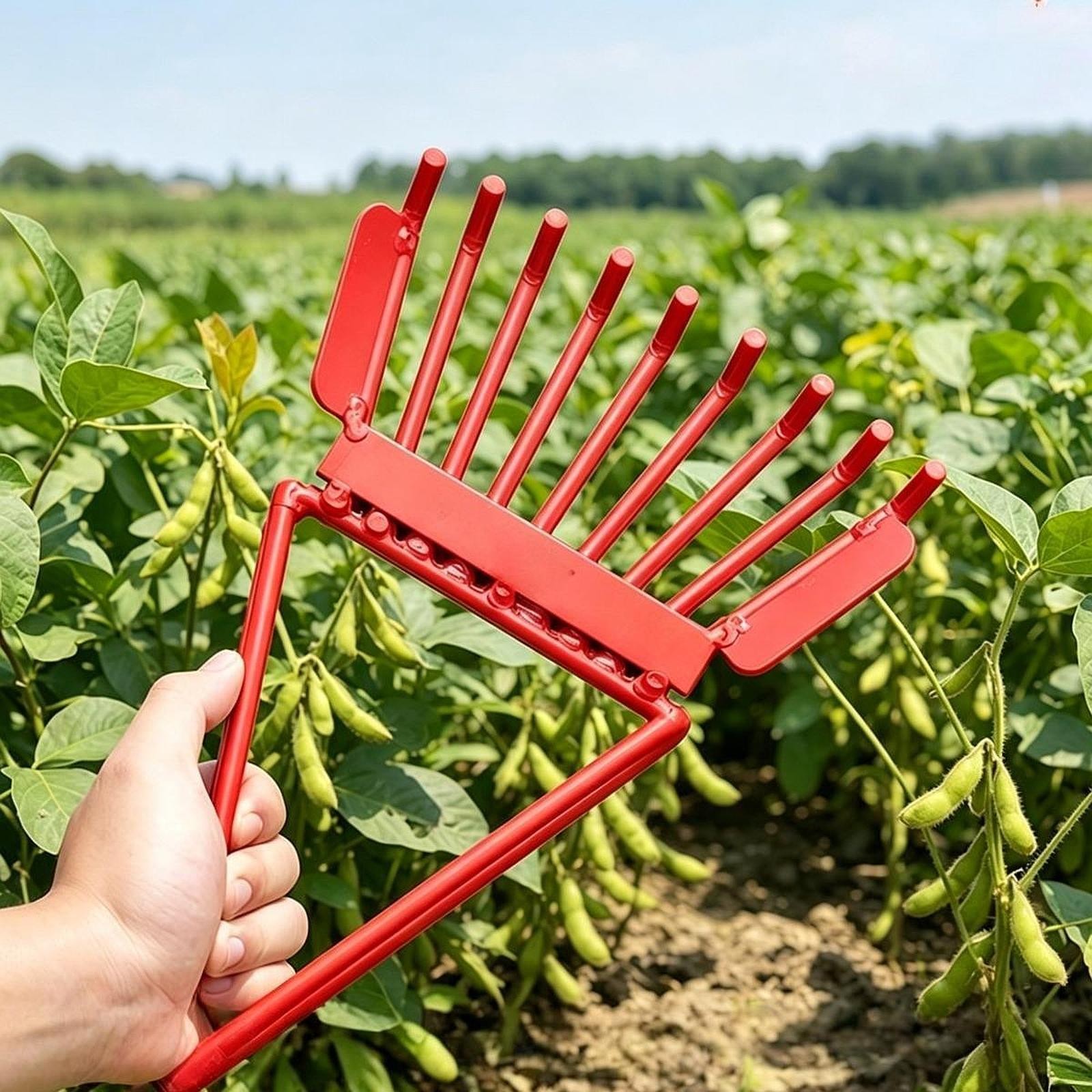 Peanut Picker Rake Versatile Sturdy Edamame Picker for Hickory Walnut Cherry