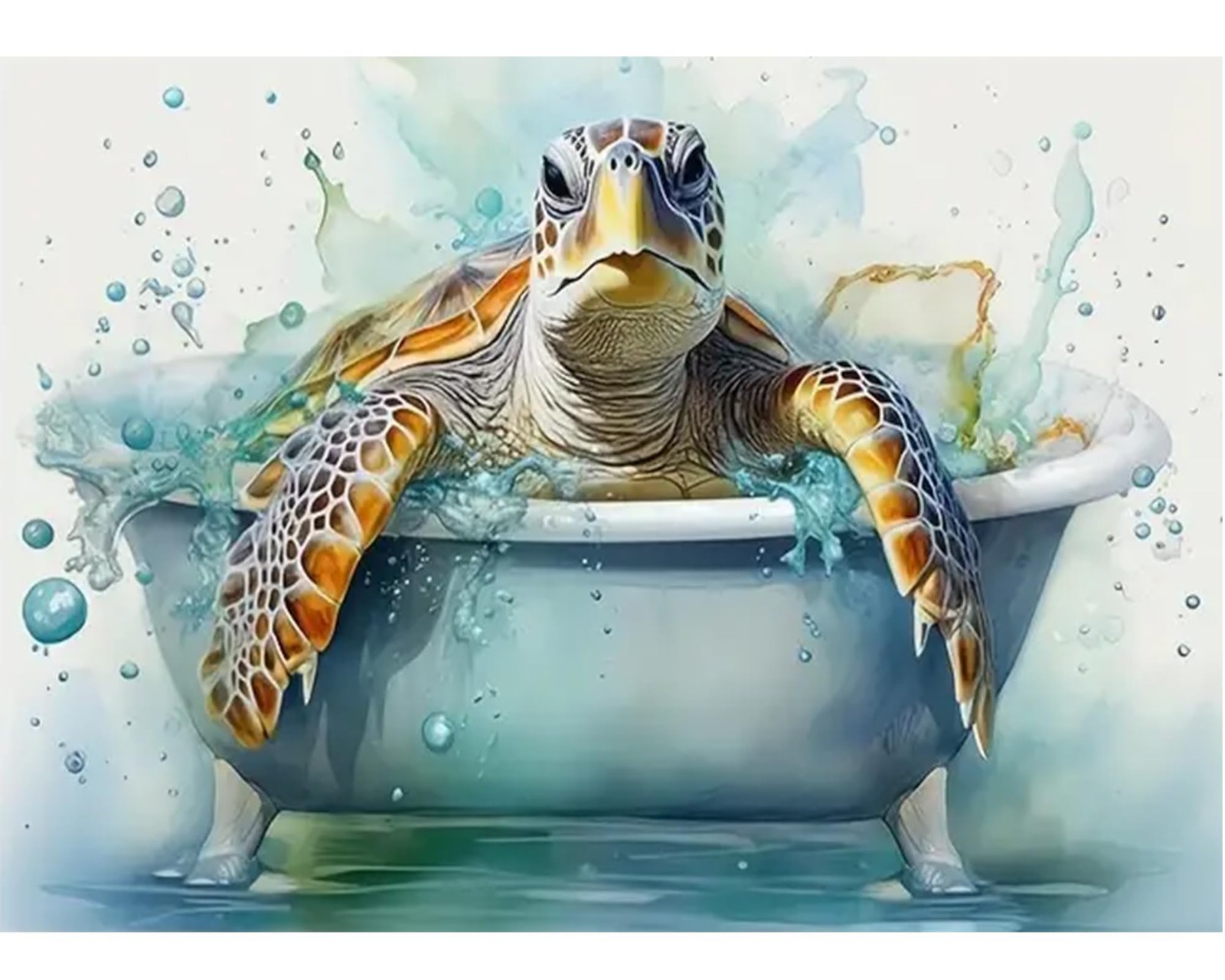 BOHADIY Sea Turtle Diamond Art Painting Kits for 12x16 inches,