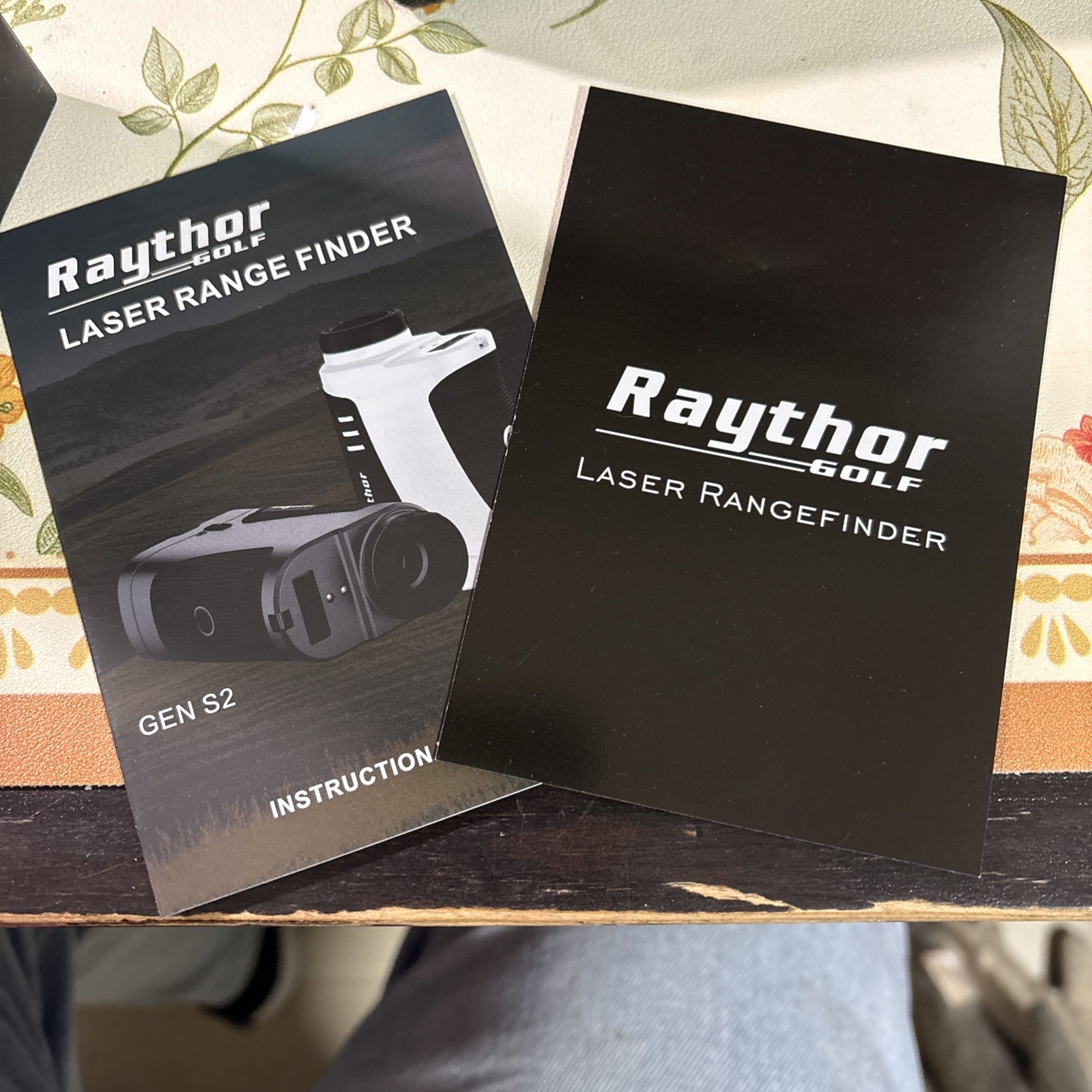 Raythor Golf Laser Rangefinder - Black Rechargeable READ