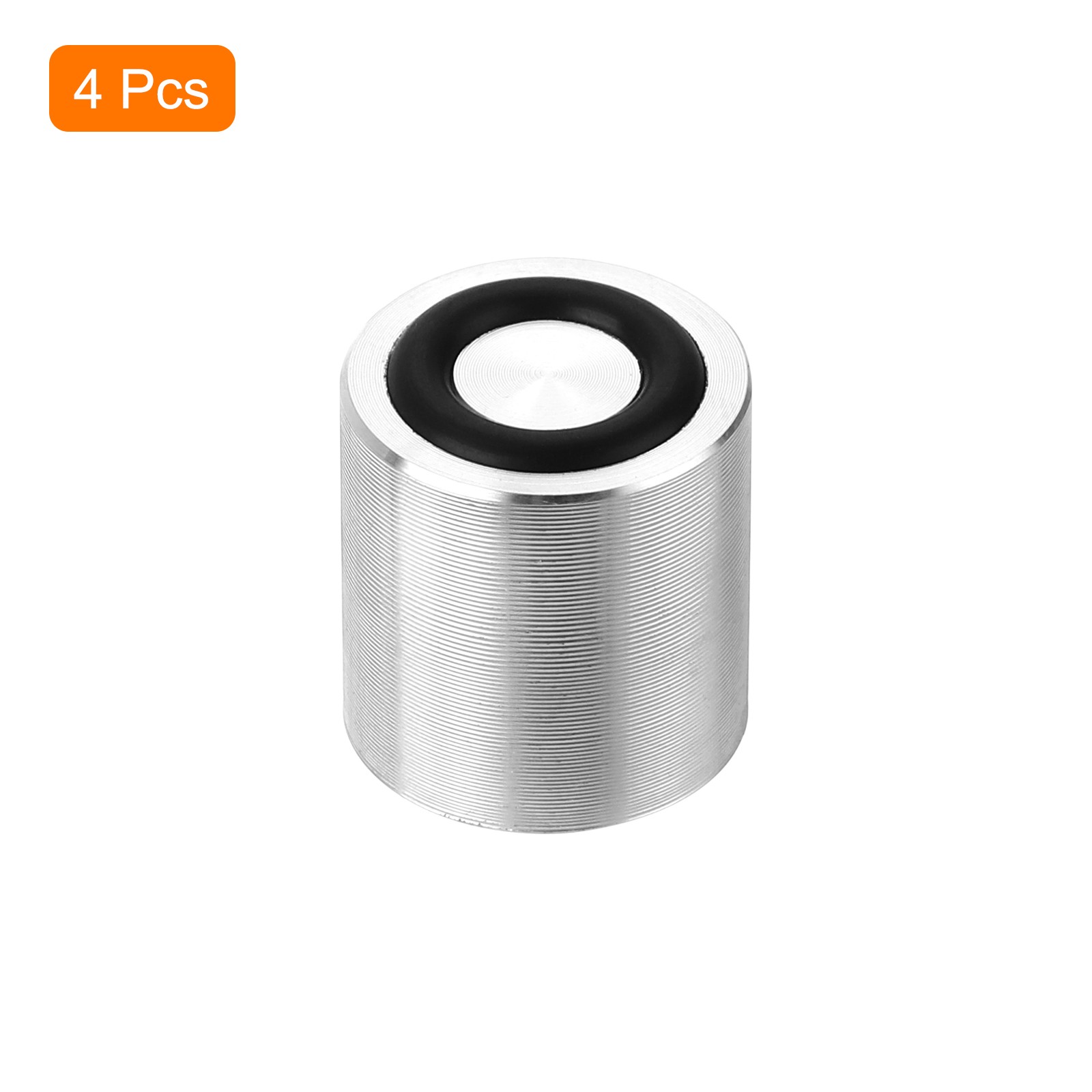 M8 Thread 20mm Diameter 20mm Thick Round Shape Aluminum Disc Set of 4