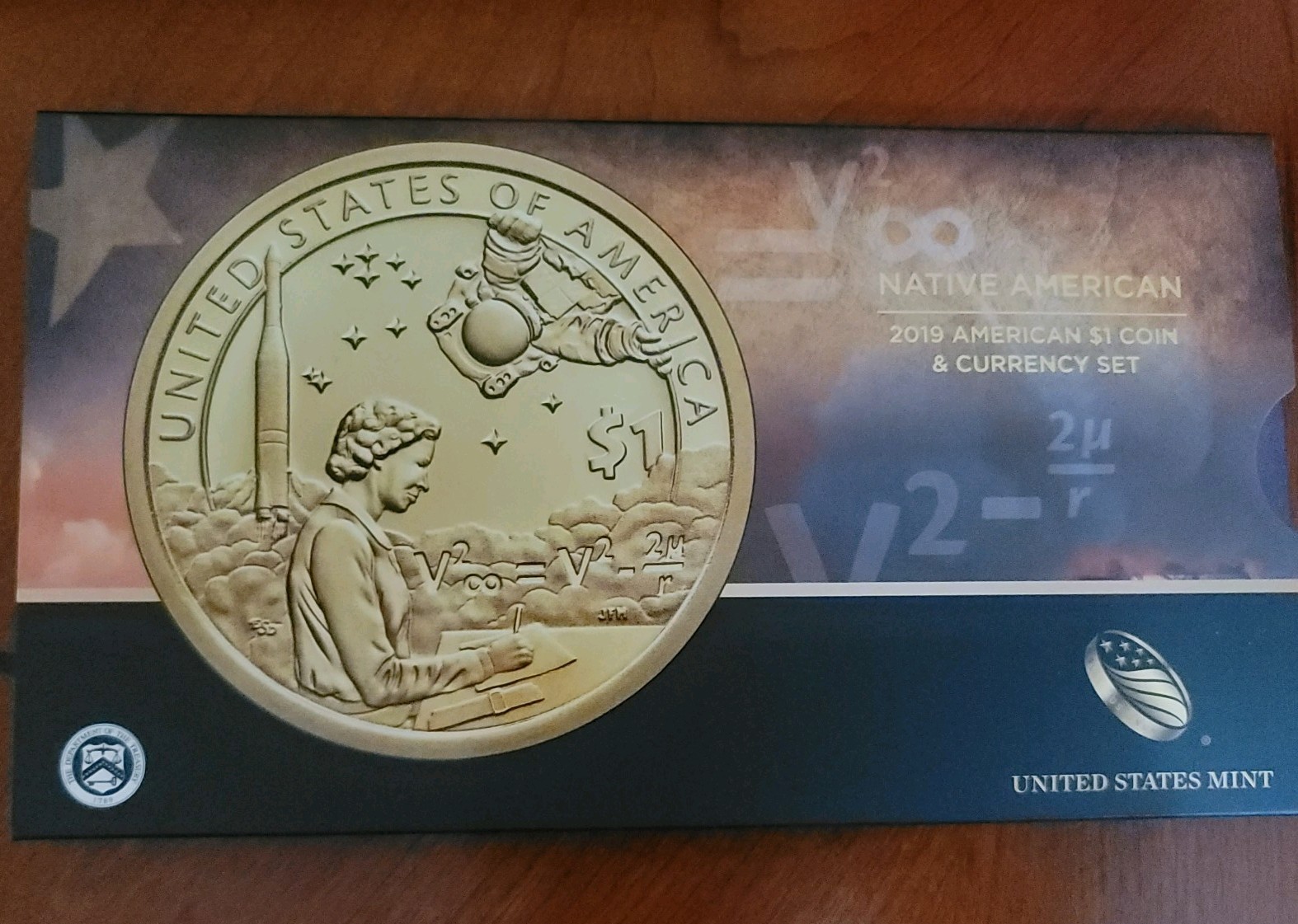 2019 Native American Coin Currency Set Enhanced Sacagawea 19NR OFFCENTERED NOTE*