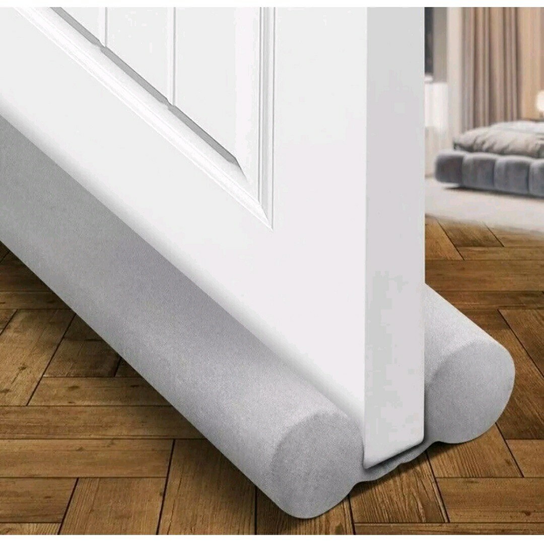 Holikme Door Draft Stopper Under Door Draft Guard Strip Foam Gray Cover
