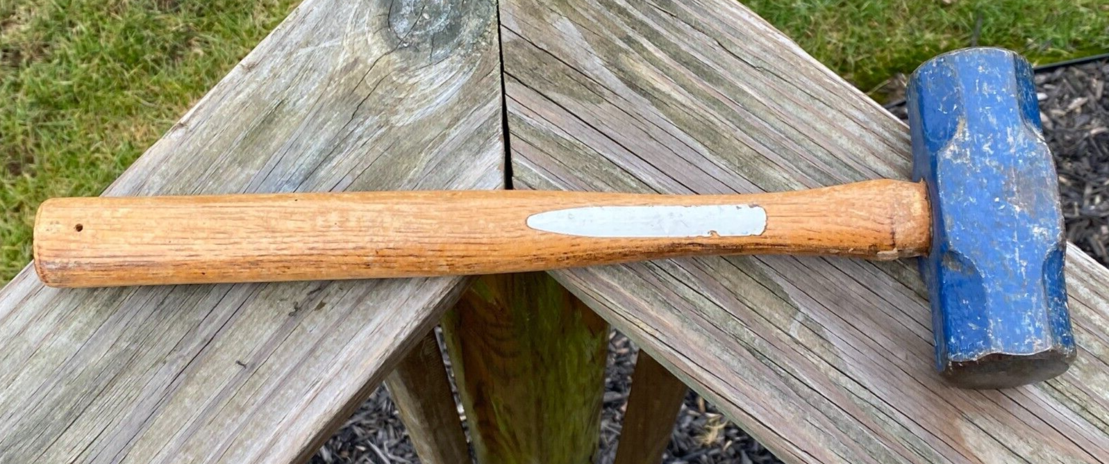 4 lb Double Sided Hammer Sledge Wood Handle