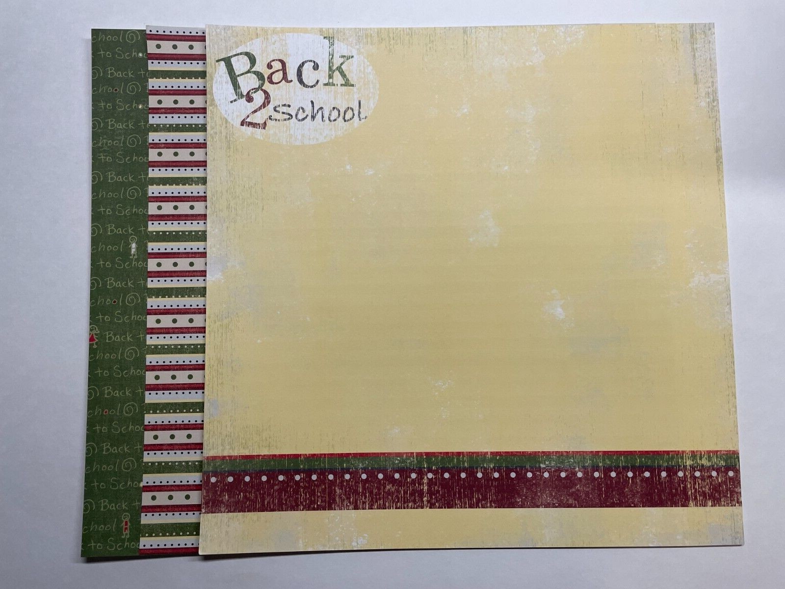 ADORN IT "BACK TO SCHOOL" COLLECTION 12 X 12 SS PAPERS