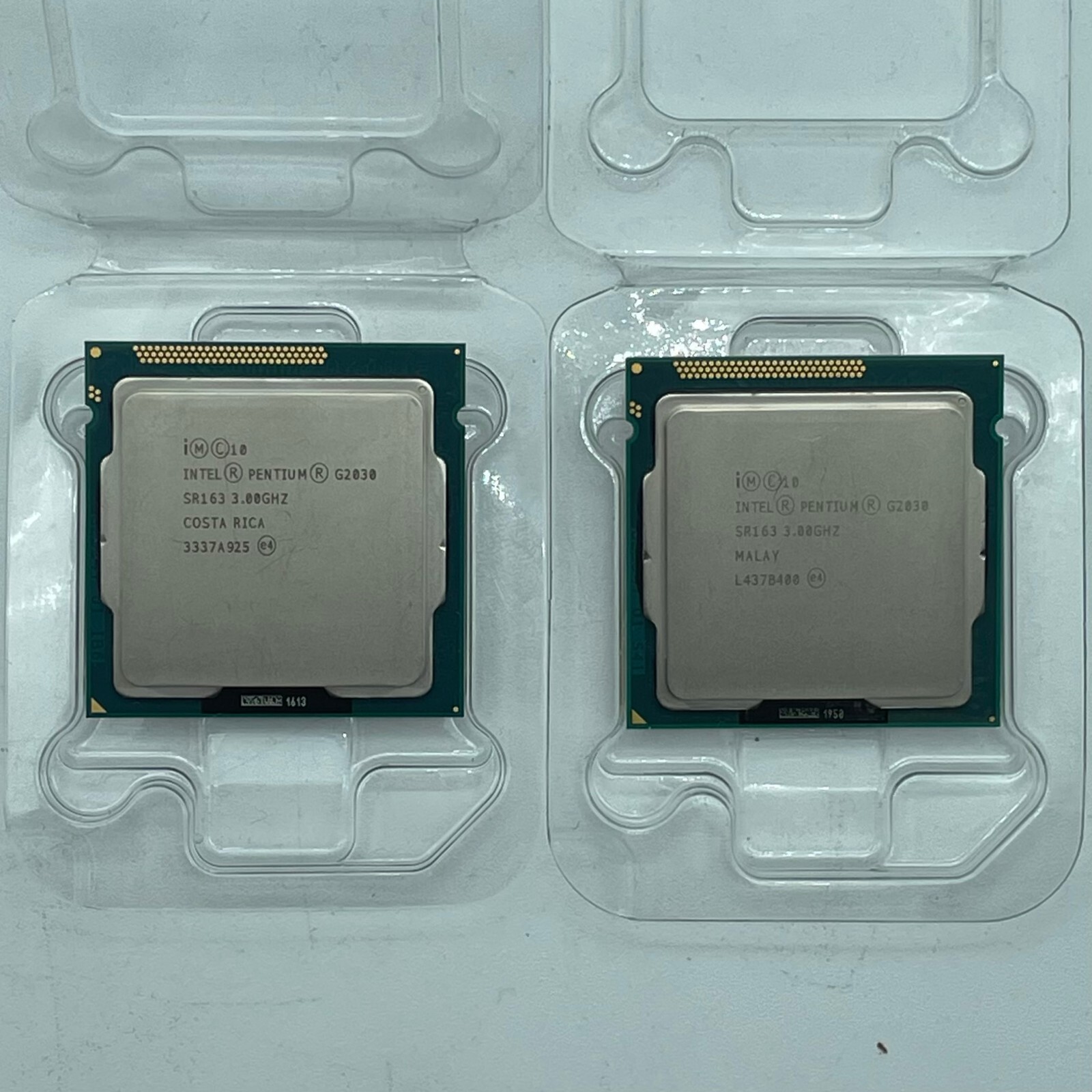 Two-Intel Pentium G2030 3.0GHz Dual-Core CPU Processor SR163 LGA1155 Socket