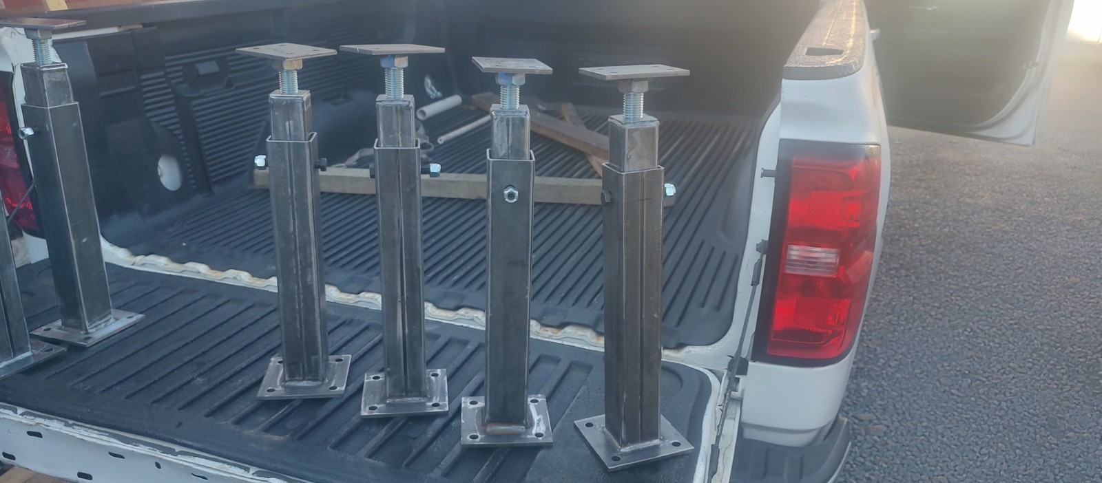 Adjustable Legs for welding  or fabrication tables