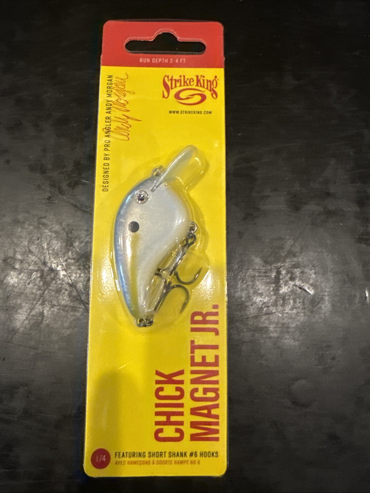 Strike King Chick Magnet Jr 1/4oz 2-4ft Sexy Shad