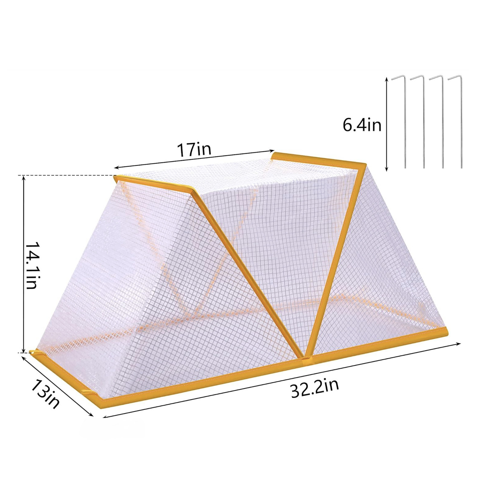Transparent Plant Insulation Tent, Foldable PE Protective Cover