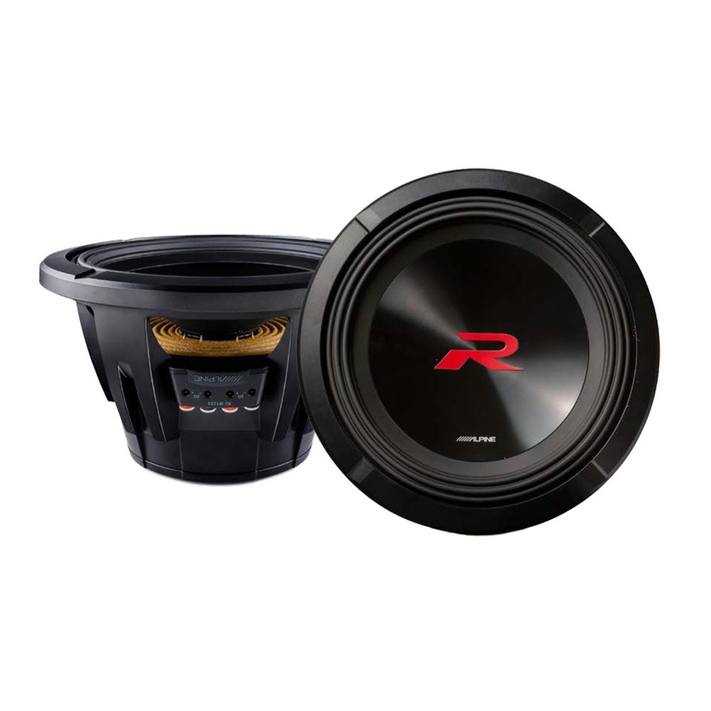 Open Box Alpine R-Series R2-W12D4 12" 4-Ohm DVC Subwoofer with 750W RMS