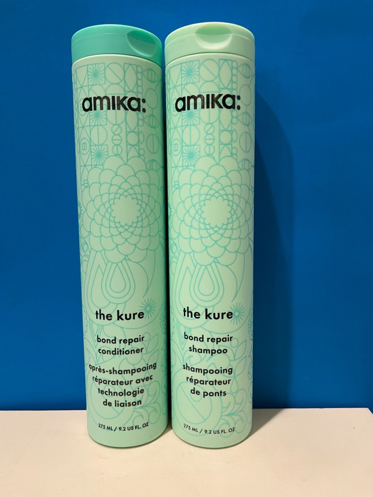 Amika The Kure Strength Repair  Shampoo & Conditioner  9.2oz New & Authentic