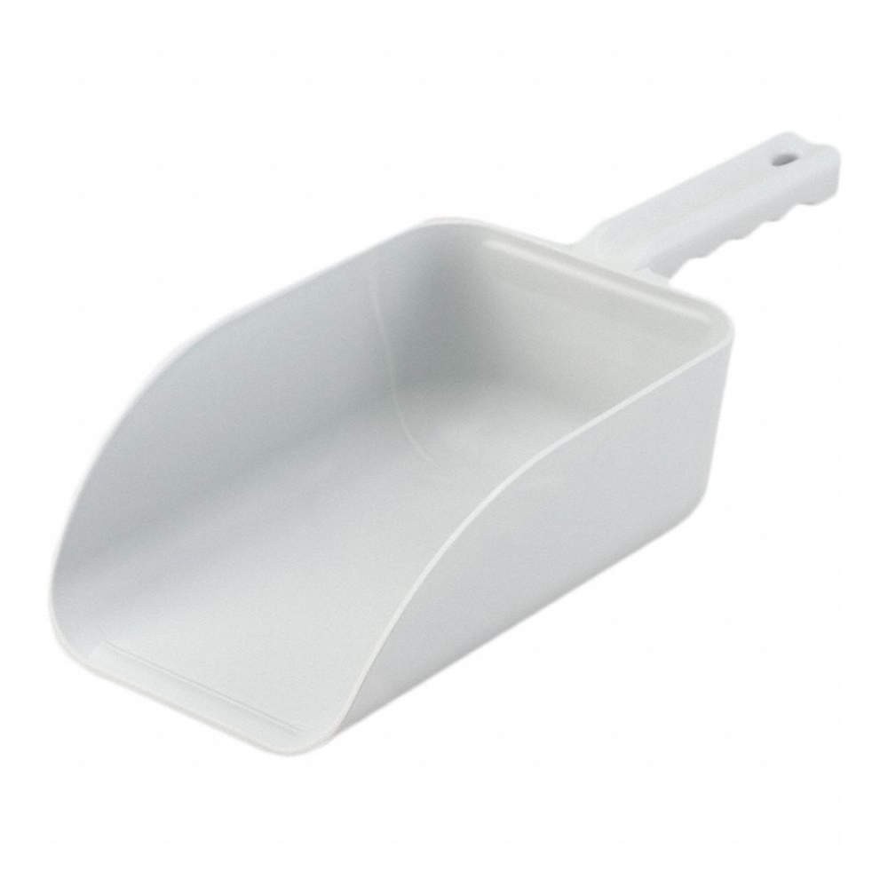 VIKAN 6400MD5 Small Scoop,11 1/2 in L,White 8TUF3