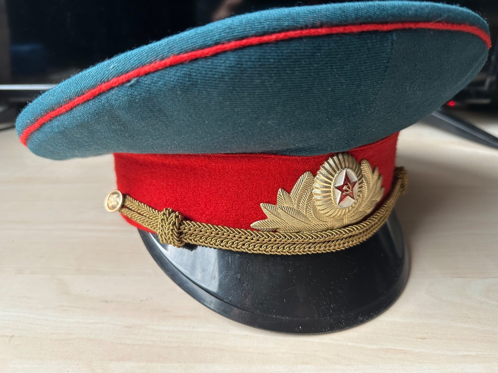 Three Soviet Visor Hats