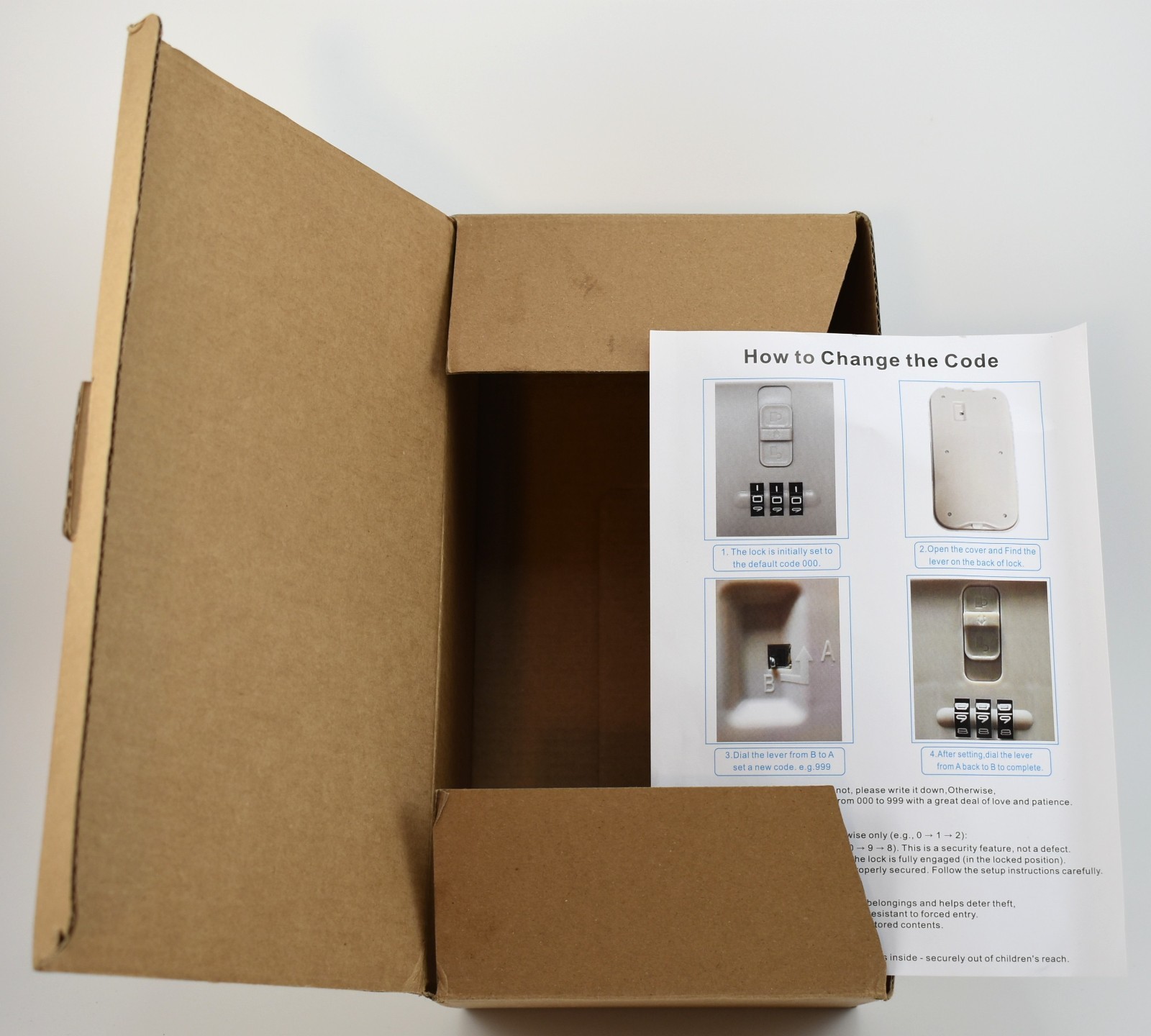 Lockable Storage Safe Box with Combination Code for Safe Medication Storage NIB