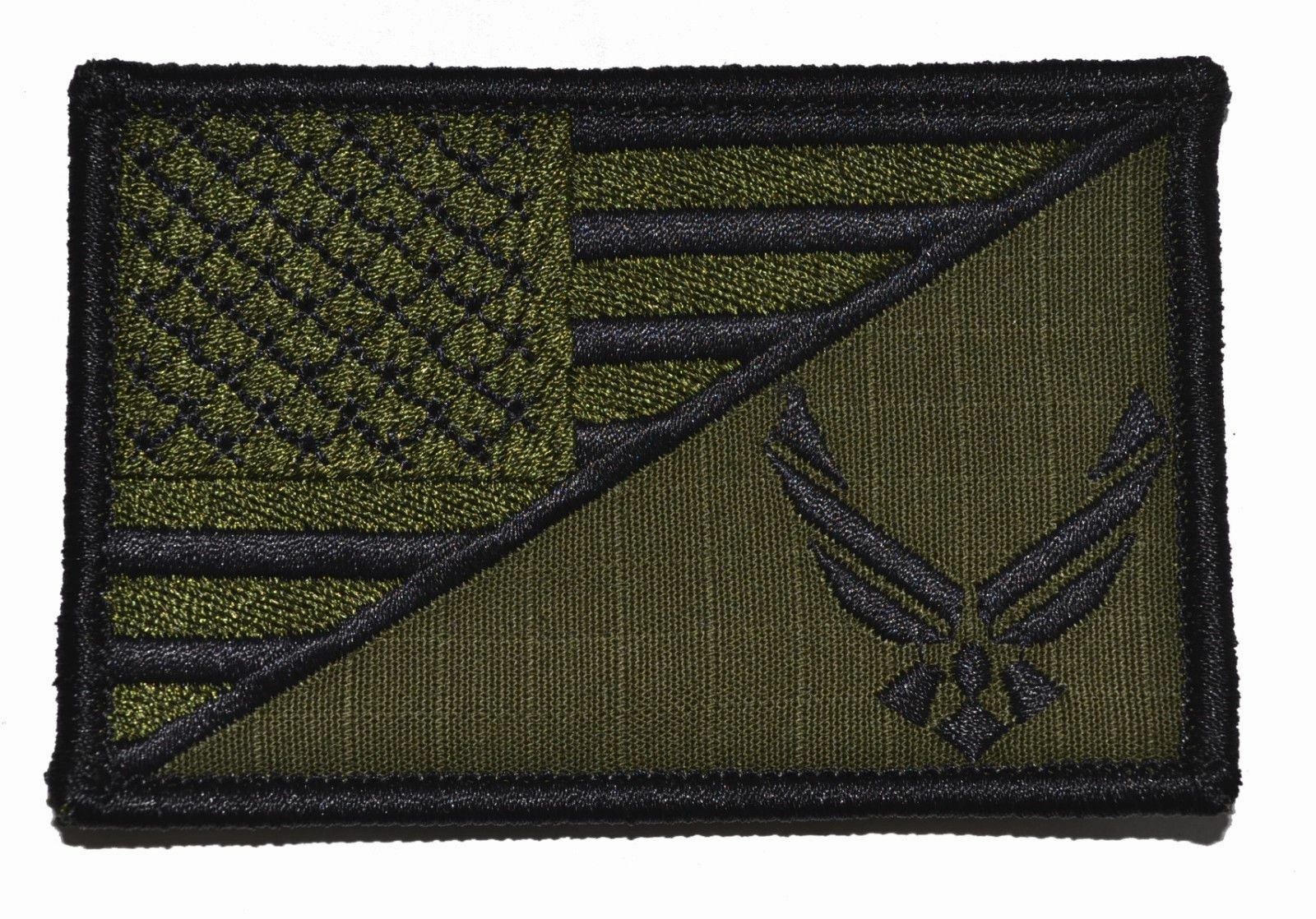 U.S. Air Force Emblem USA Flag - 2.25x3.5 Patch