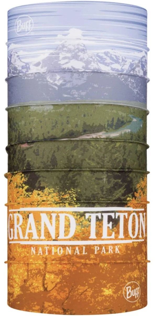 Buff CoolNet UV Multifunctional Neckwear, National Parks Grand Teton Multi