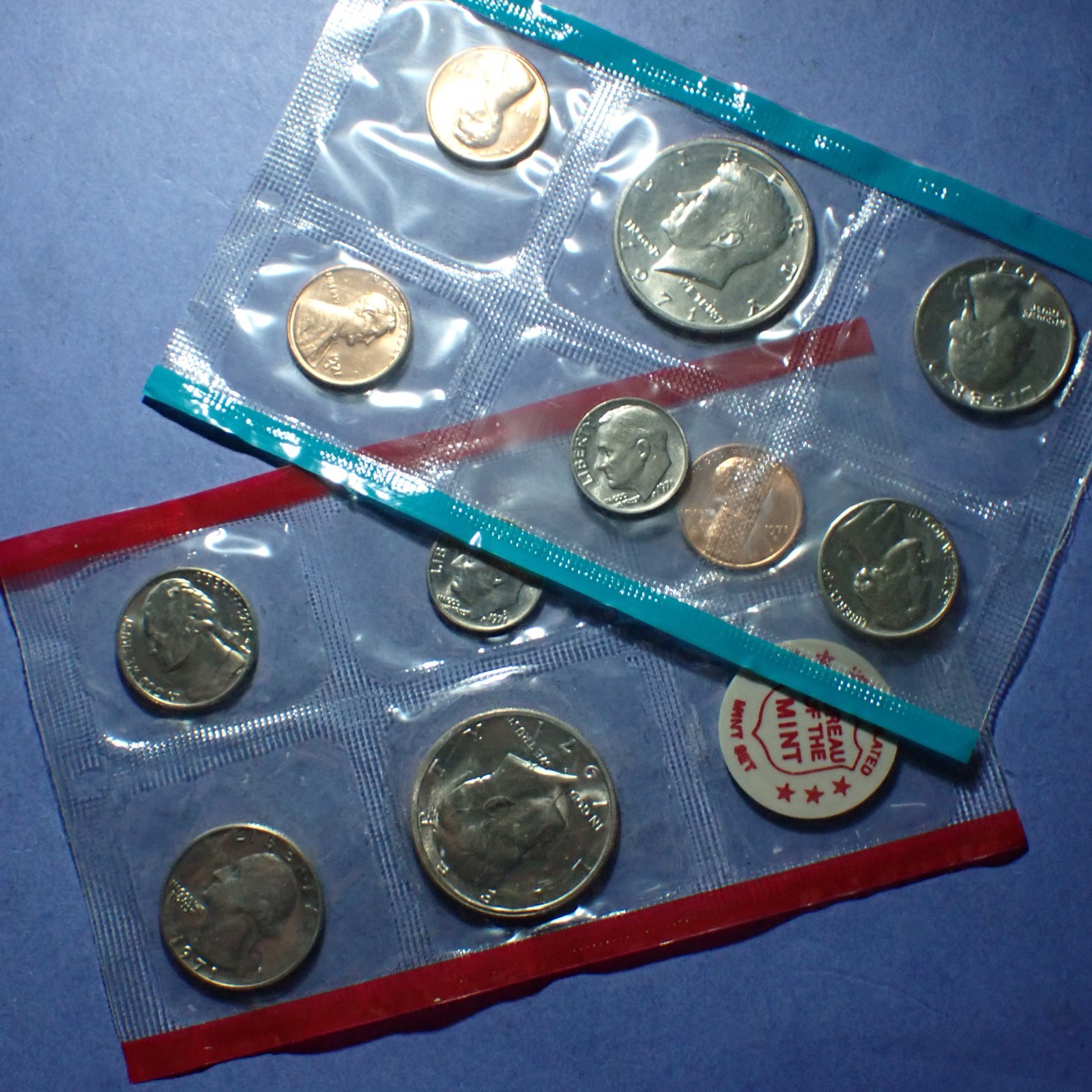 1971 U.S. Mint Set 11 Brilliant Uncirculated Coins