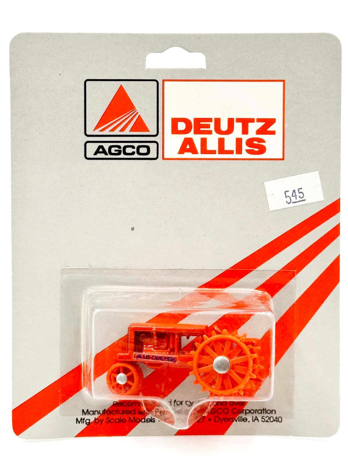 1/64 Allis Chalmers WC Narrow Front Tractor On Steel Metal Casting