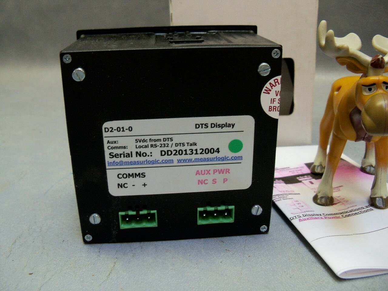 DTS display MeasurLogic D2-01-0 5Vdc from DTS