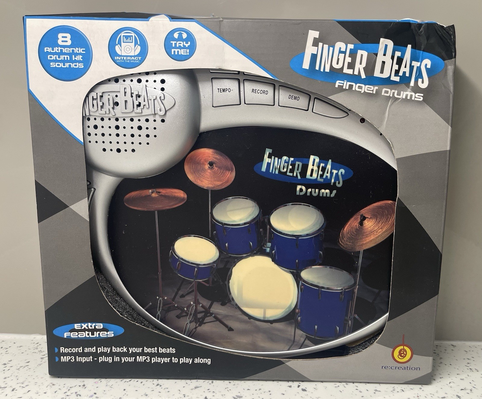Re:creation Finger Beats Drums - Drum Set Brand New In Box