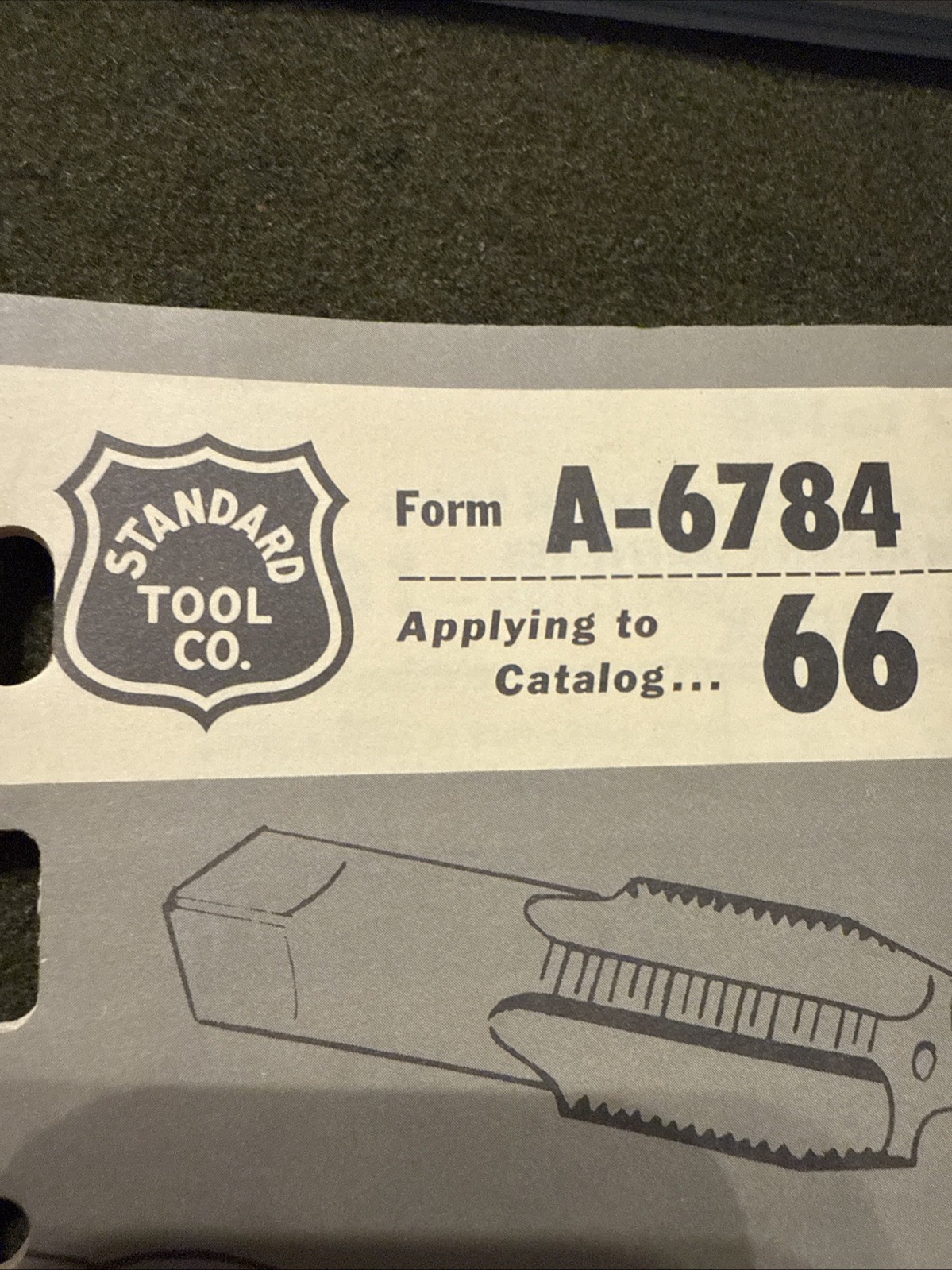 Vintage Standard Tool Co Tap & Die Tool Catalog USA 🇺🇸