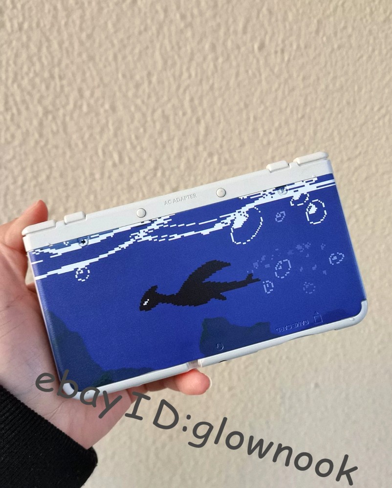 Rare Custom Pixel Art cover Shell for Nintendo series -Handmade DIY Design Case
