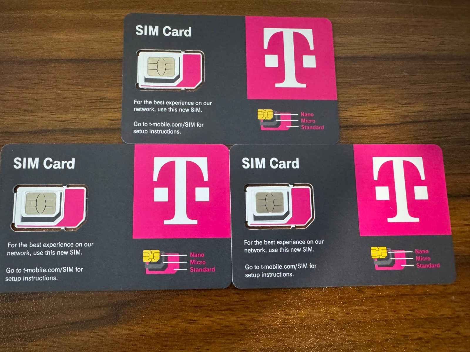 T-Mobile Triple SIM Card R15 3-In-1 Nano Micro 5G 4G LTE