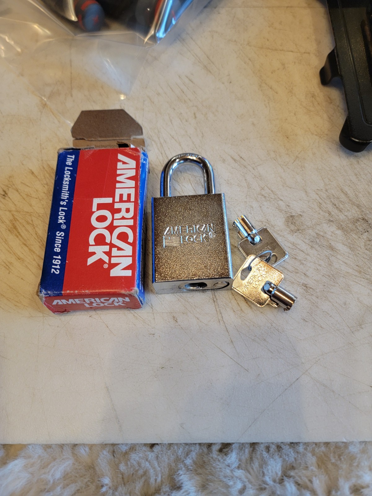 American Lock A7200 Padlock, Keyed Different, Standard Shackle, Rectangular