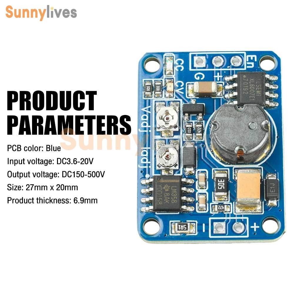 DC-DC 3.6-20V to 150-500V Constant Current Boost Step-up Power Regulation Module