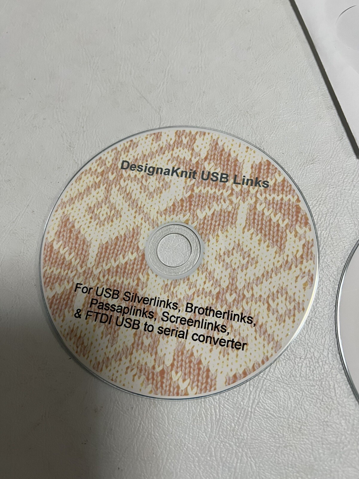 Designaknit usb driver cd and usb links cd software Discs Only