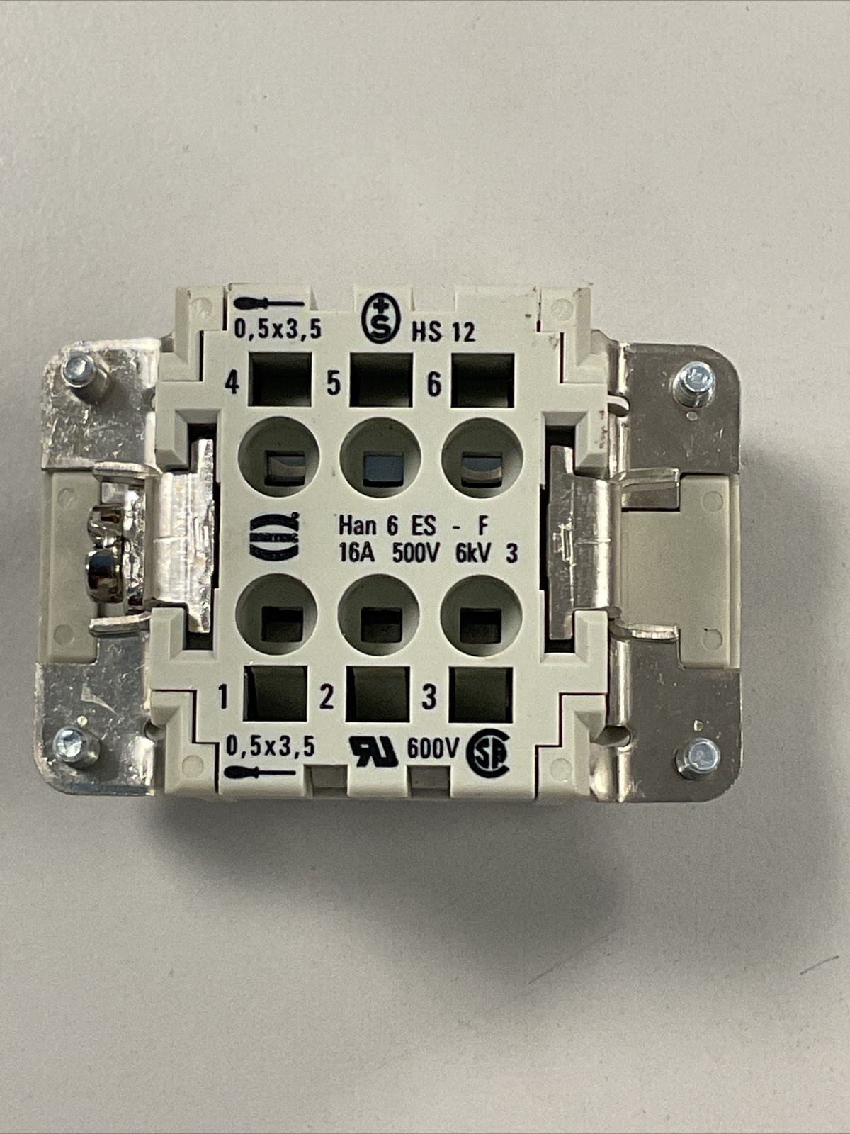 Harting HAN 6 ES-F male socket