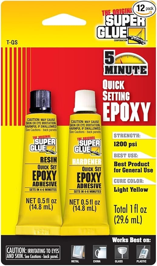 Super Glue - Quick Setting Adhesive - 1 oz Tube! Brand NEW!