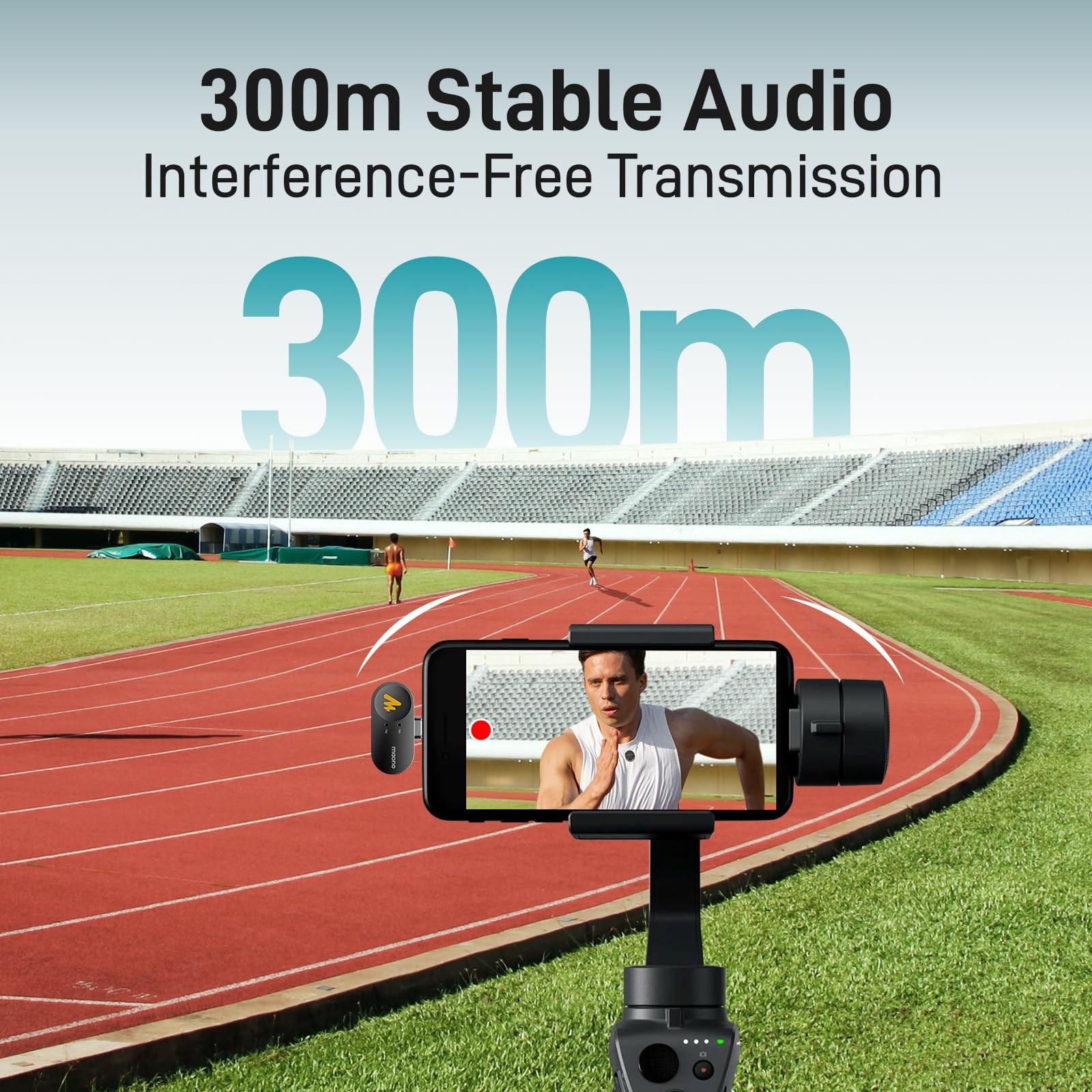 MAONO Wireless Lavalier Microphone for Small, USB-C/Lightning/Camera