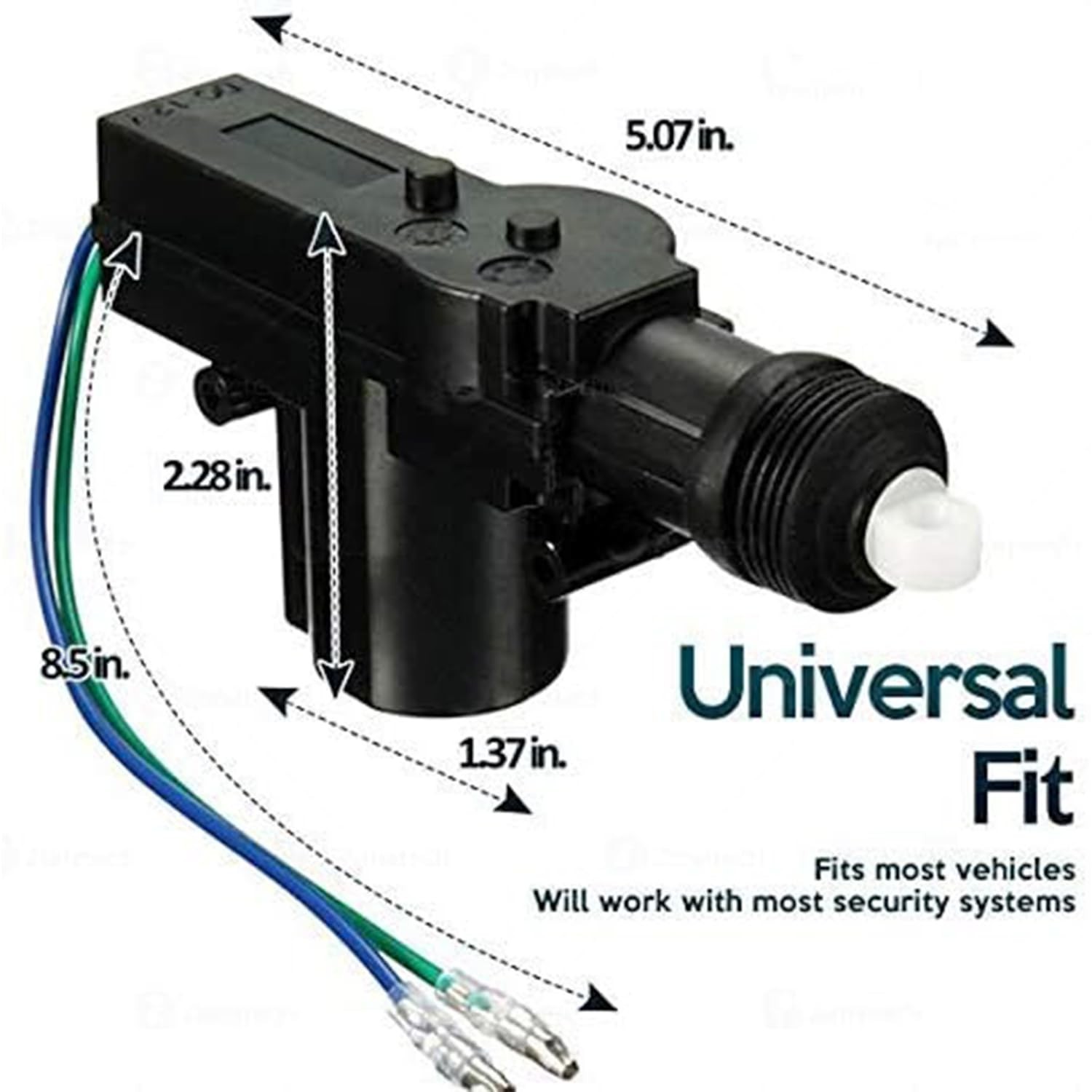 Zone Tech Car Universal High Power Door Lock Actuator - Premium Quality Heavy...