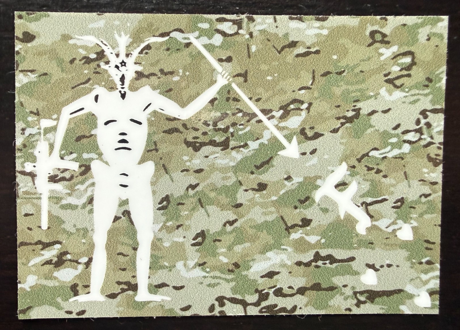 Forward Observations FOG "Blackbeard" Sticker Multicam Variant Authentic