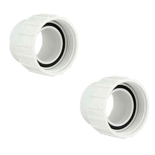 Hot Tub Compatible With Jacuzzi Spas Pump Union 1 1/2" (2 PK) 6540-196