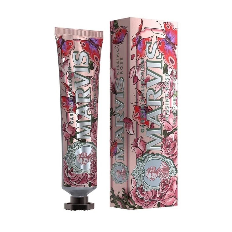 `Marvis - Kissing Rose Toothpaste Creamy Toothpaste with Bulgarian Rose Flavor