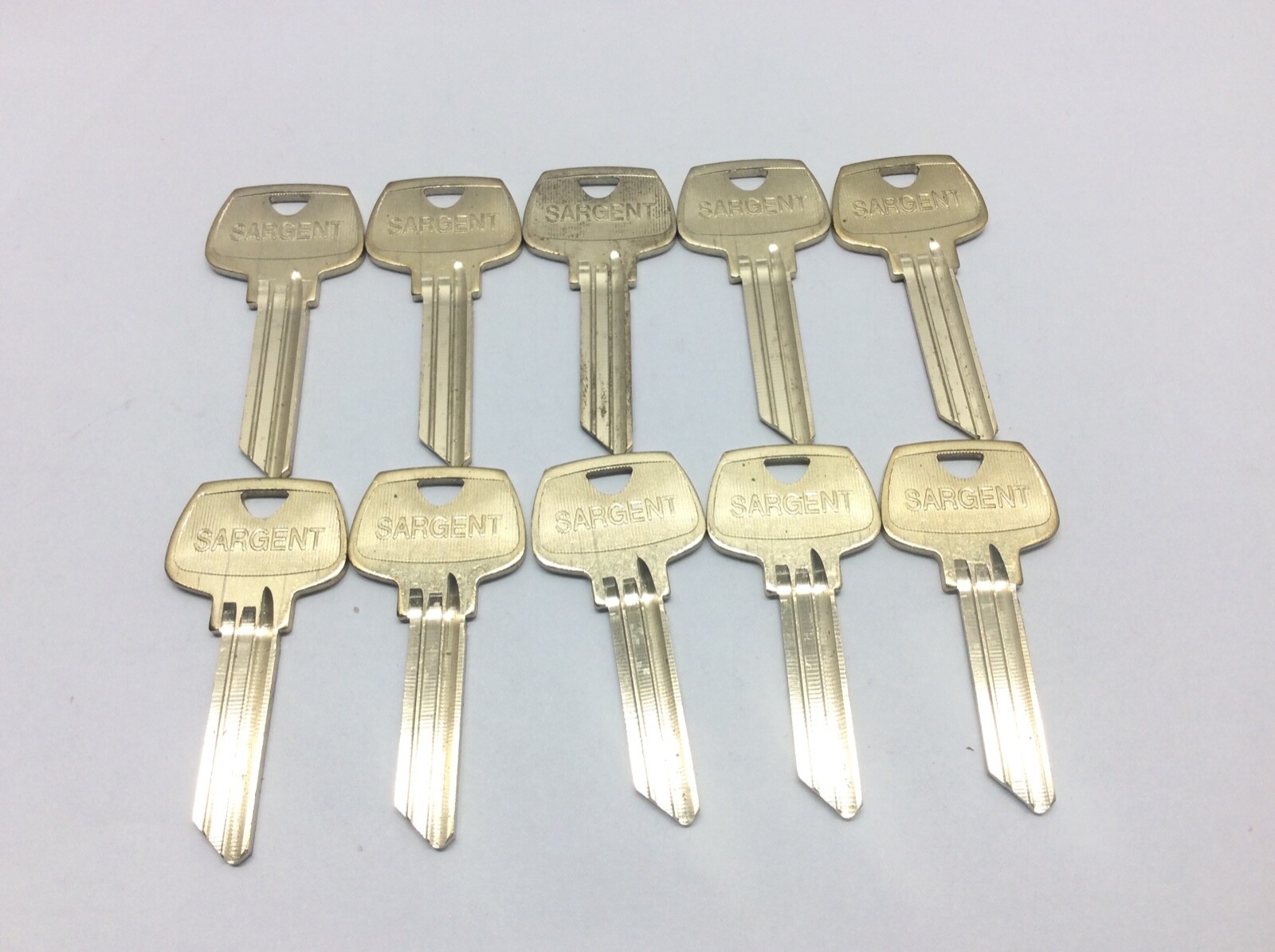 Sargent brand Key blanks, set of 10, LH keyway, locksmith