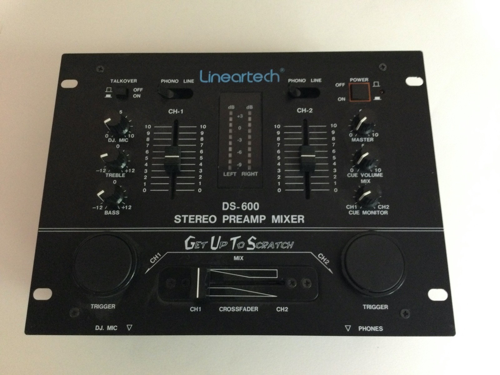 Lineartech DS-600 Audio Stereo Pre-Amp Mixer/Equalizer Sound Effect