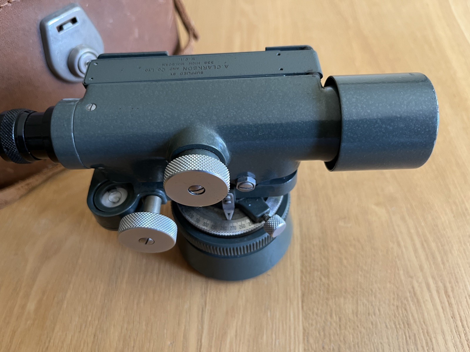 Vintage HILGER & WATTS Surveyor's Precision Dumpy Theodolite Level in Case