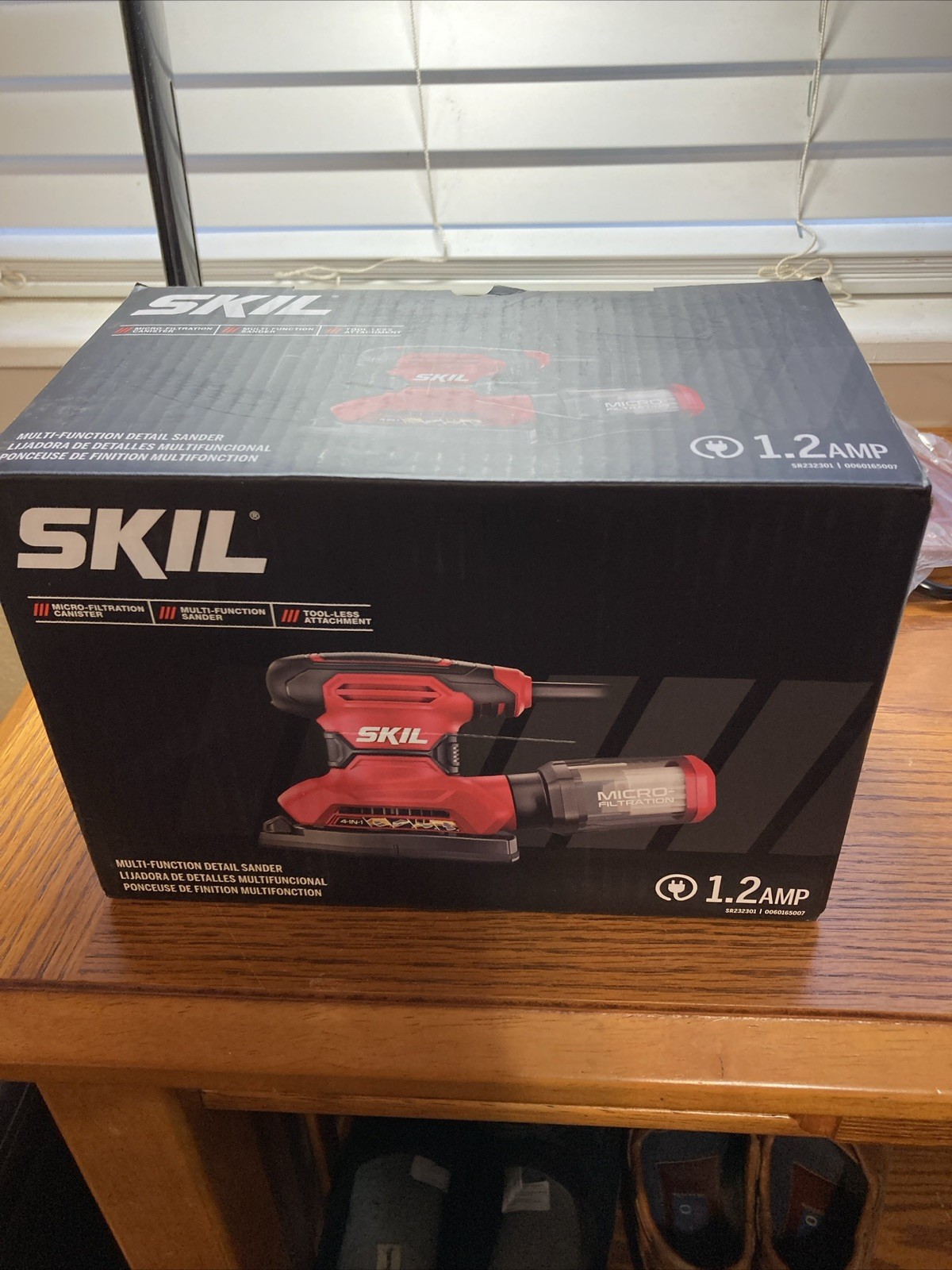 SKIL Multi-Function Detail Palm Sander, 1.2 amp, SR232301 ~ NEW-Open box