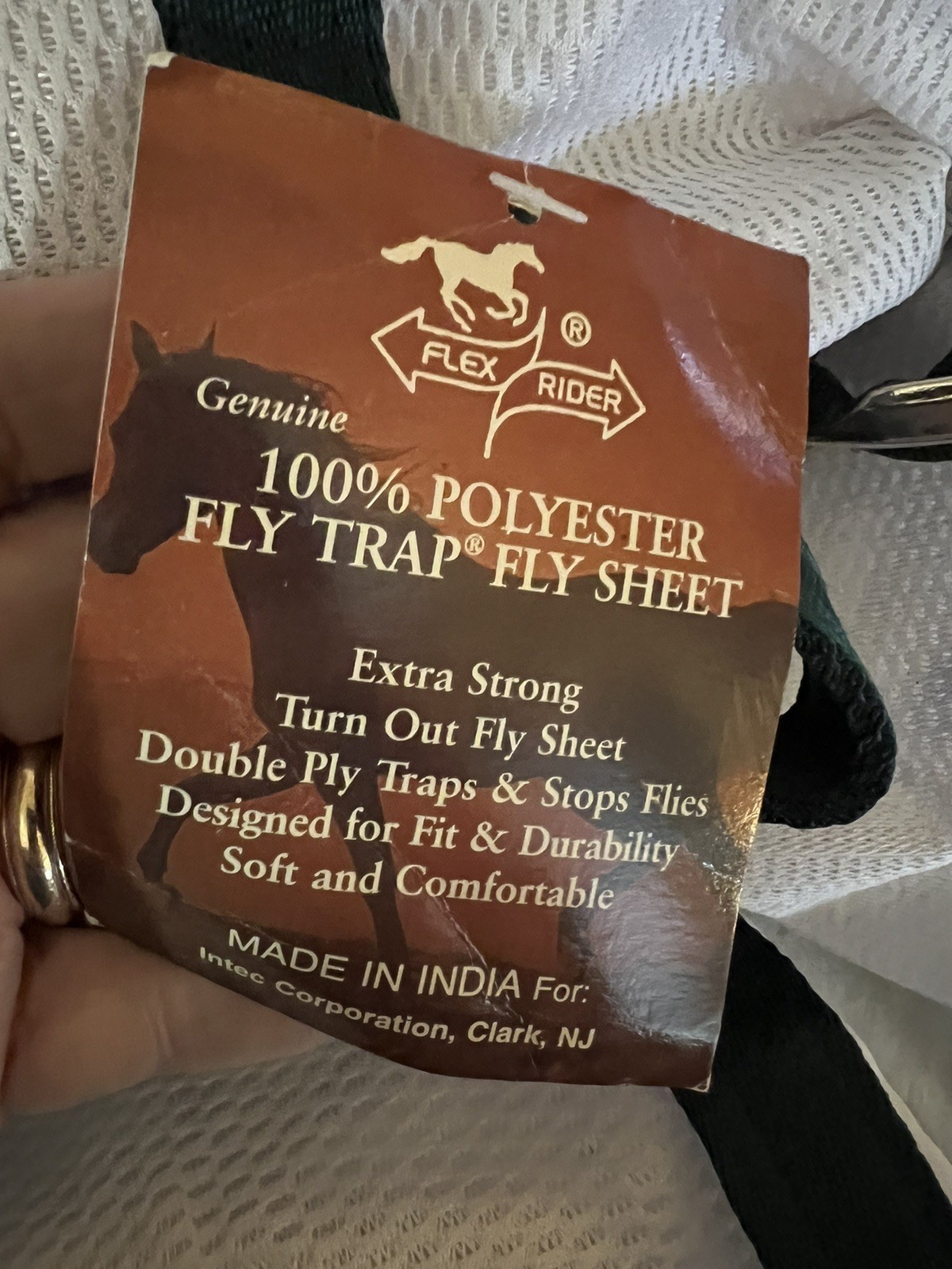 Flex Rider Horse Fly Trap Fly Sheet 74-76 Medium