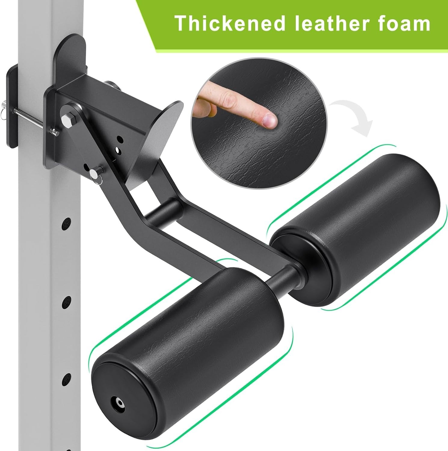 Leg Extension Attachment - Adjustable with Leather Surface^