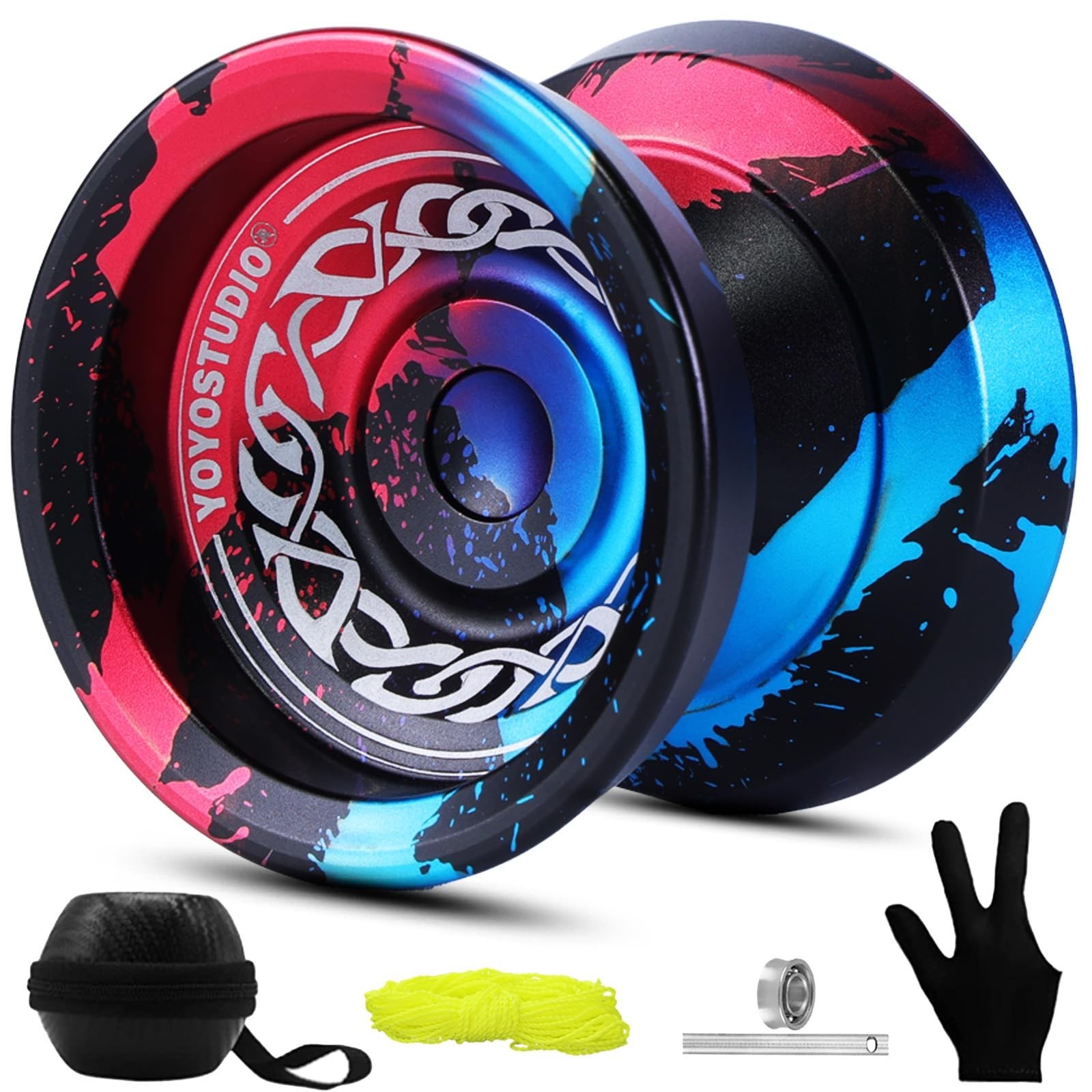 Professional Finger Spin Yoyo for Kids & Adults - Dual Mode Responsive/Unrespons
