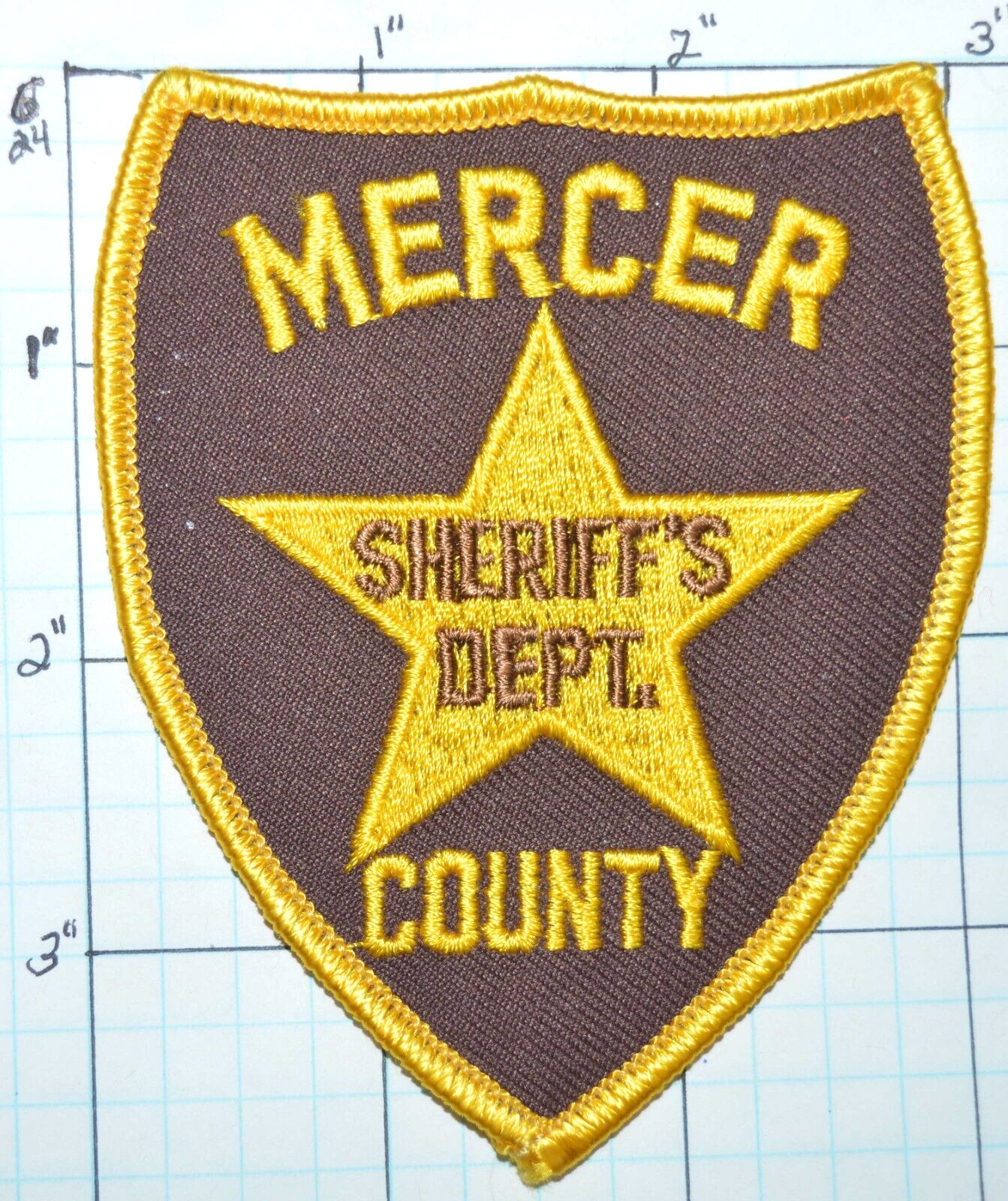 ILLINOIS, MERCER COUNTY SHERIFF SHERIFF'S POLICE DEPT PATCH