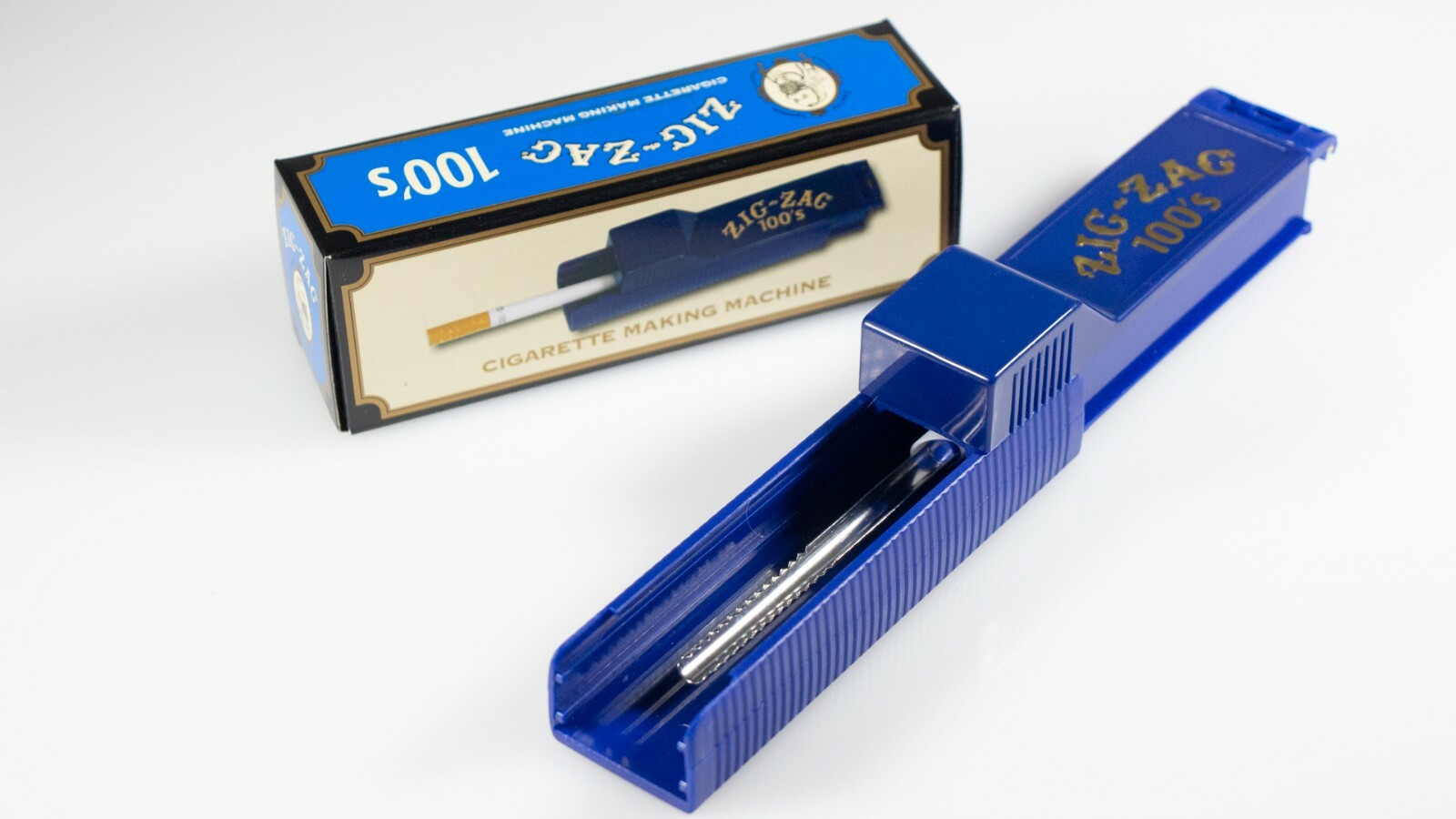 Zig-Zag Cigarette Maker Injector Machine 100mm Size