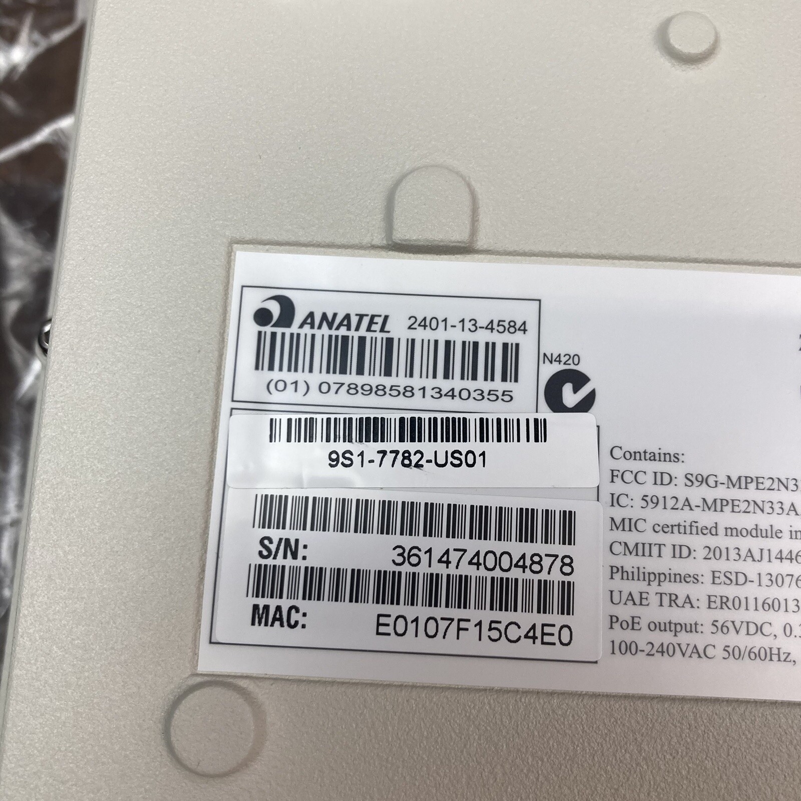 Ruckus ZoneFlex 7782 Access Point 901-7782-US01 Wireless -Open Box