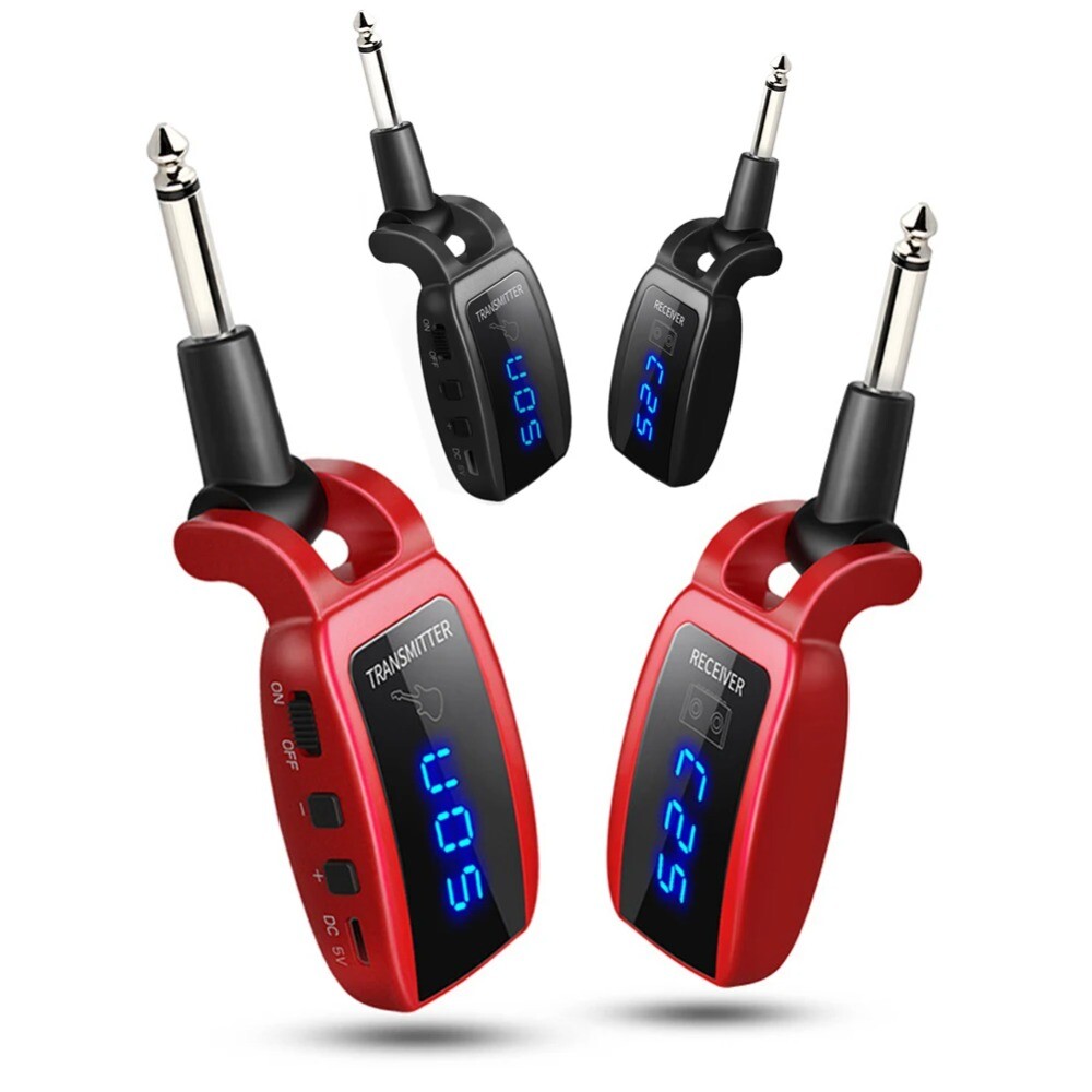 Wireless Guitar System Upgraded Wireless Guitar Transmitter Receiver Cordless