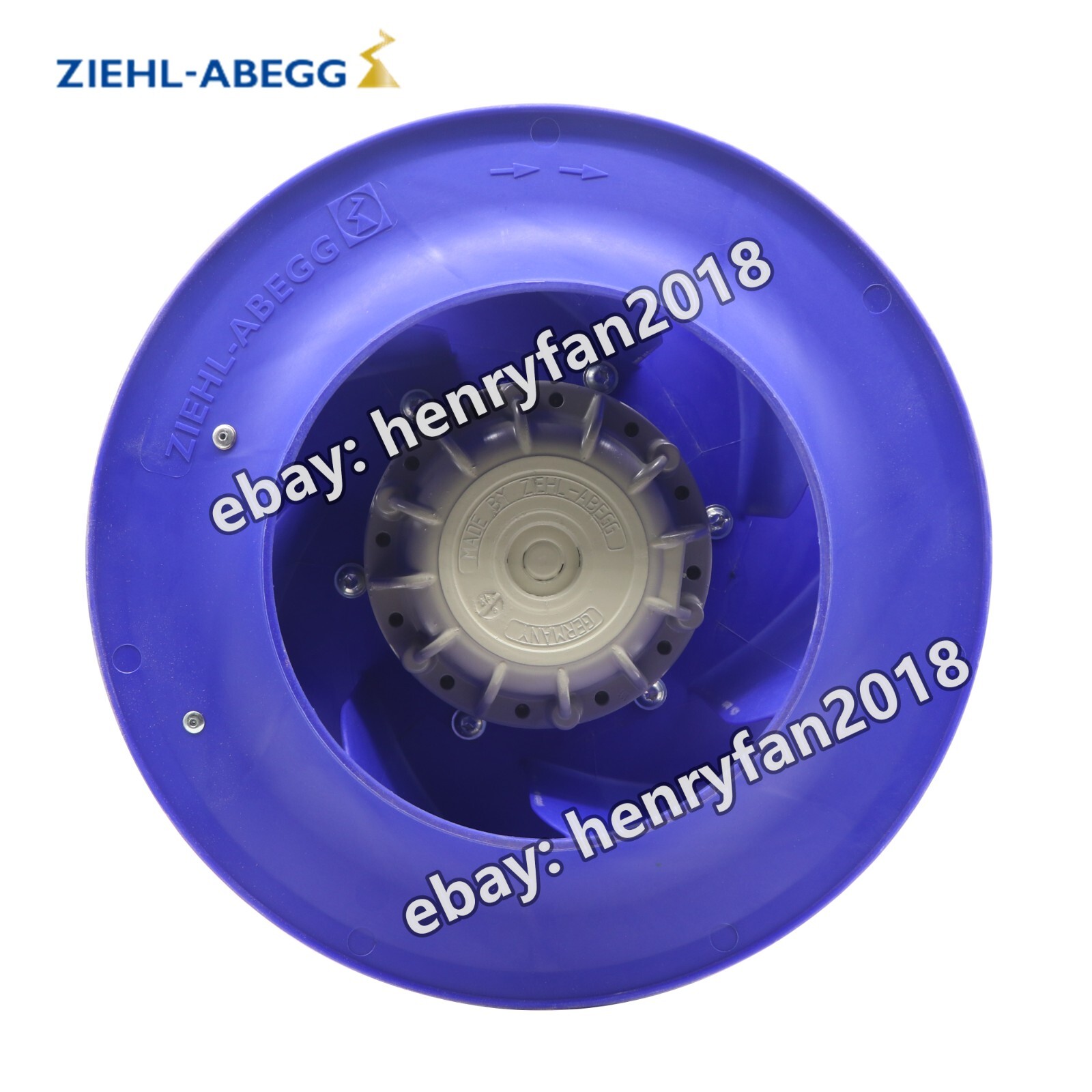 ZIEHL-ABEGG Fan RH28C-2DD.3I.CR 163827 400V 3~ 0.66/1.10KW IP54 Centrifugal Fan